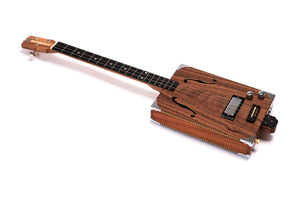 Black Walnut Jack Cigar Box Guitar