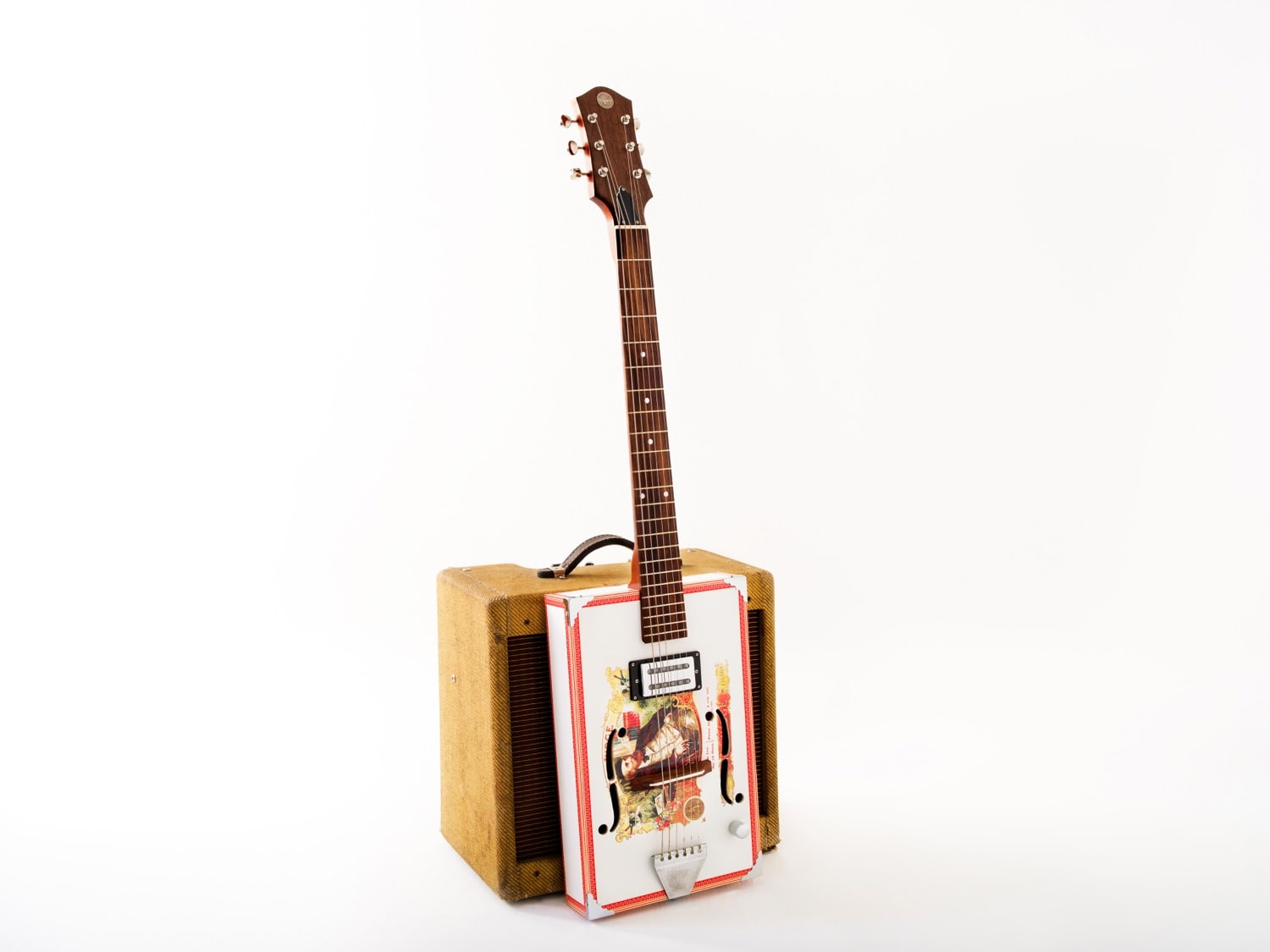 Especial Deluxe Cigar Box Guitar
