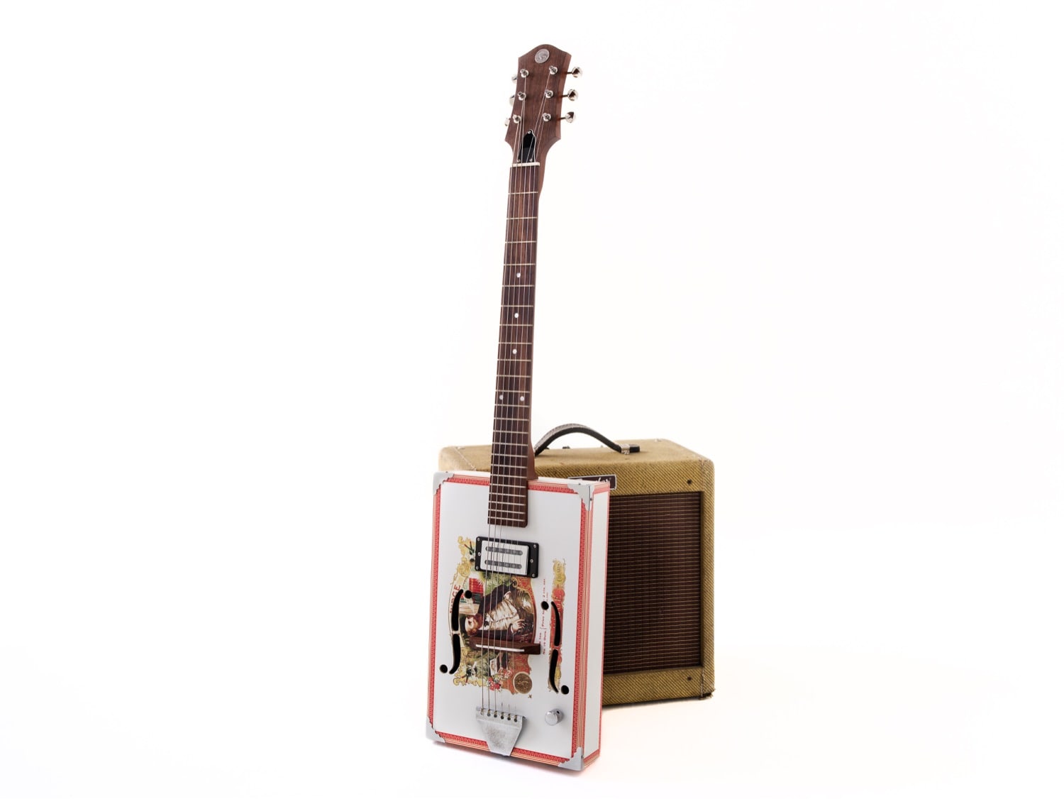 Especial Deluxe Cigar Box Guitar