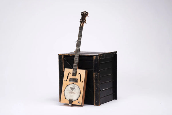 Rag Box Banjo Cigar Box Guitar - Hammett Guitar Co.